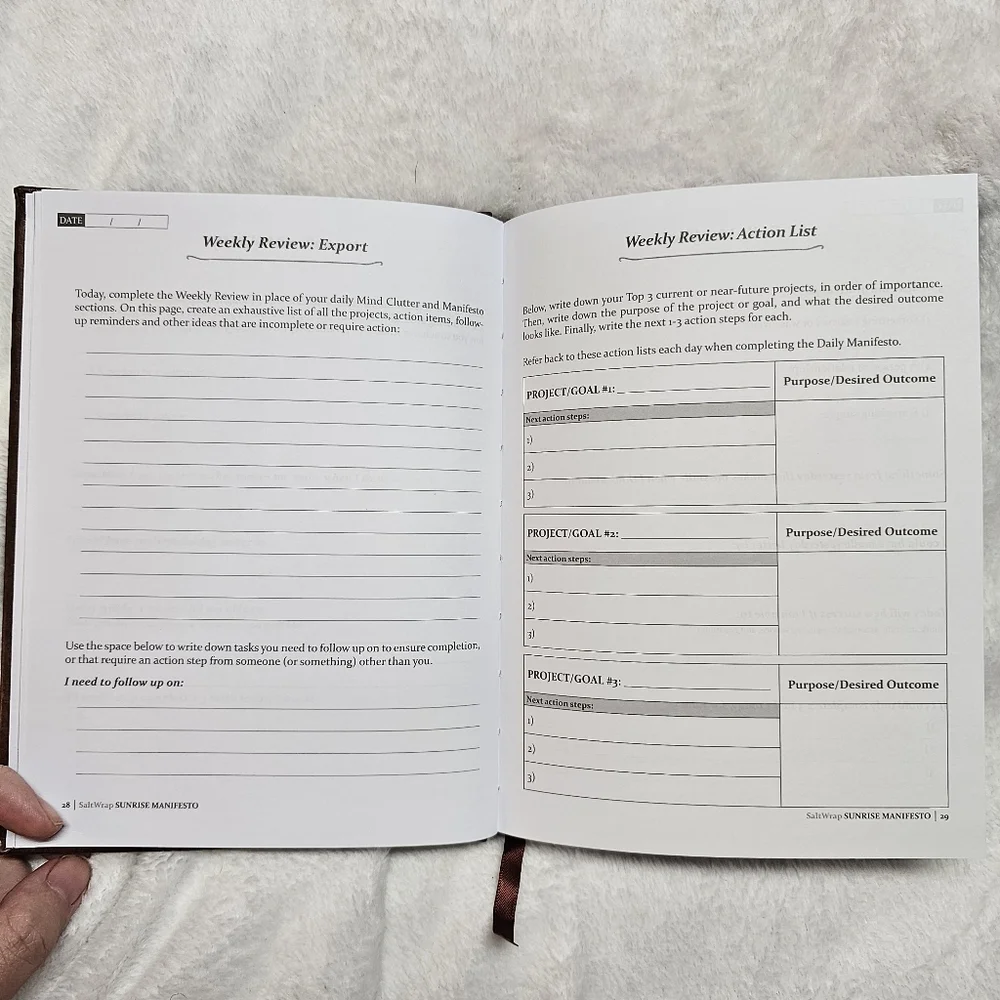Sunrise Manifesto Guided Meditation Journal
